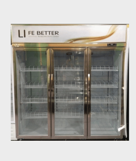 BWE Showcase Cooler Stainless Steel 3 Pintu (LC-1800)