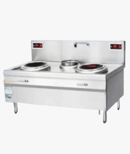 Heavy Duty Induction Kwalirange 2 Burner 1 Soup Ring