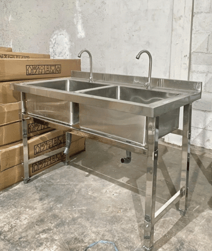Double Sink Stainless Steel